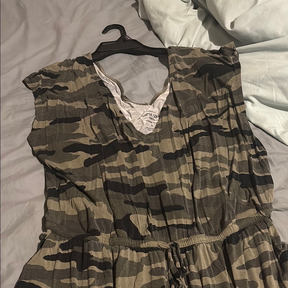 Camouflage Print Jumper